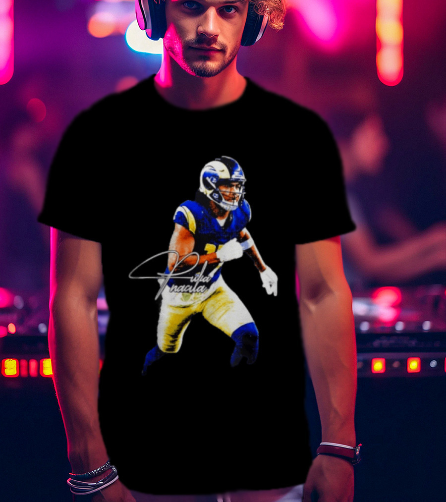 Puka Nacua Los Angeles Rams Player Signature NFL Football T-Shirt