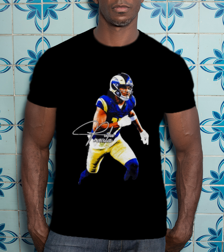Puka Nacua Los Angeles Rams Player Signature NFL Football T-Shirt