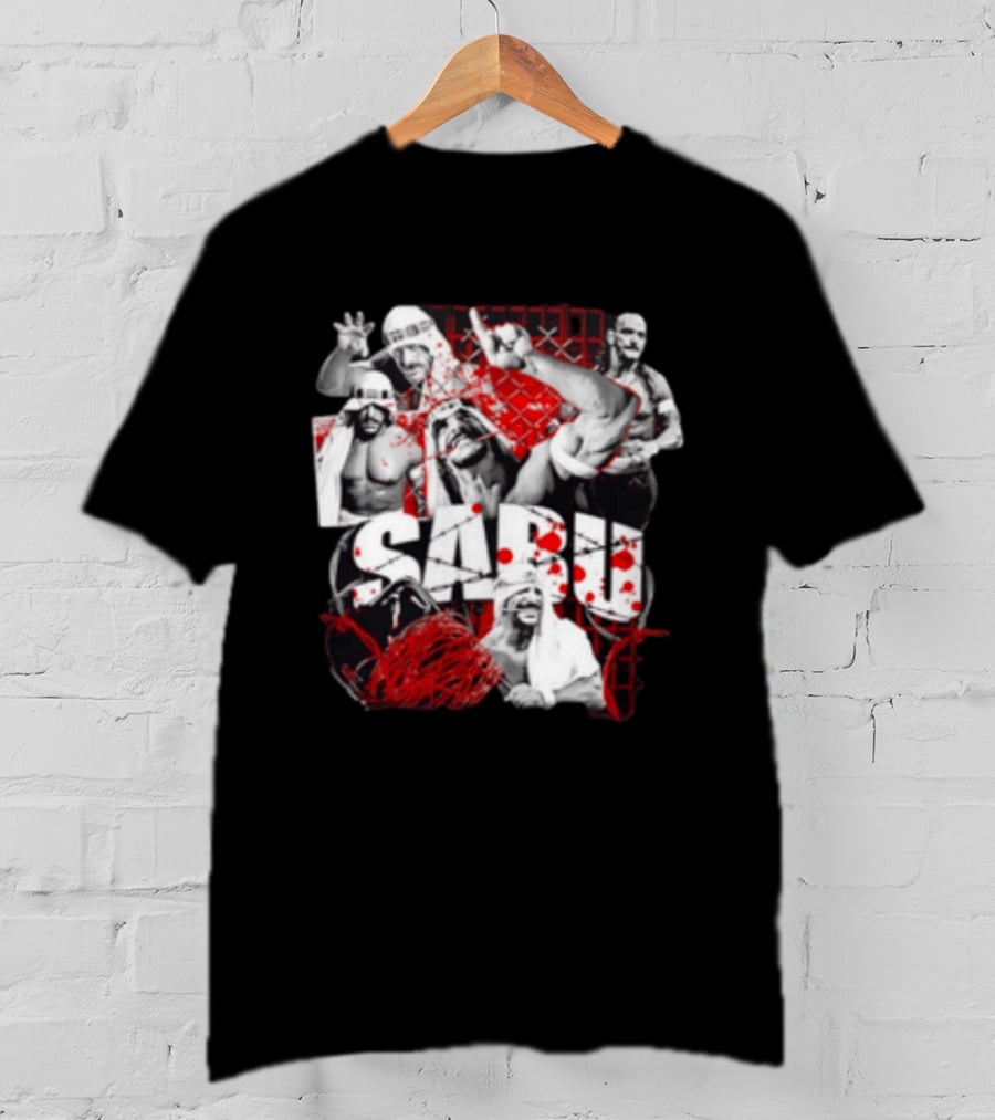 Sabu Homicidal Suicidal Genocidal Wrestling Legend T-Shirt