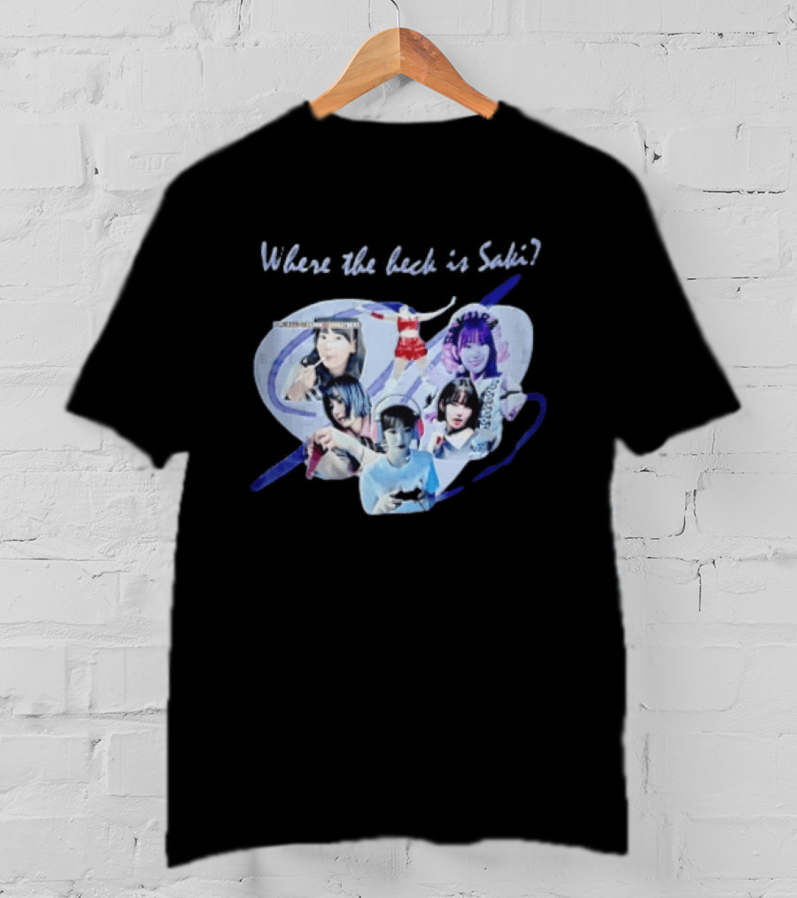 Saki Sakura Where The Heck Is Collage Of Female Idol Photos Miyawaki T-Shirt