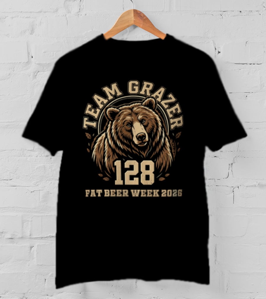Team Grazer 128 Fat Bear Week 2026 T-Shirt
