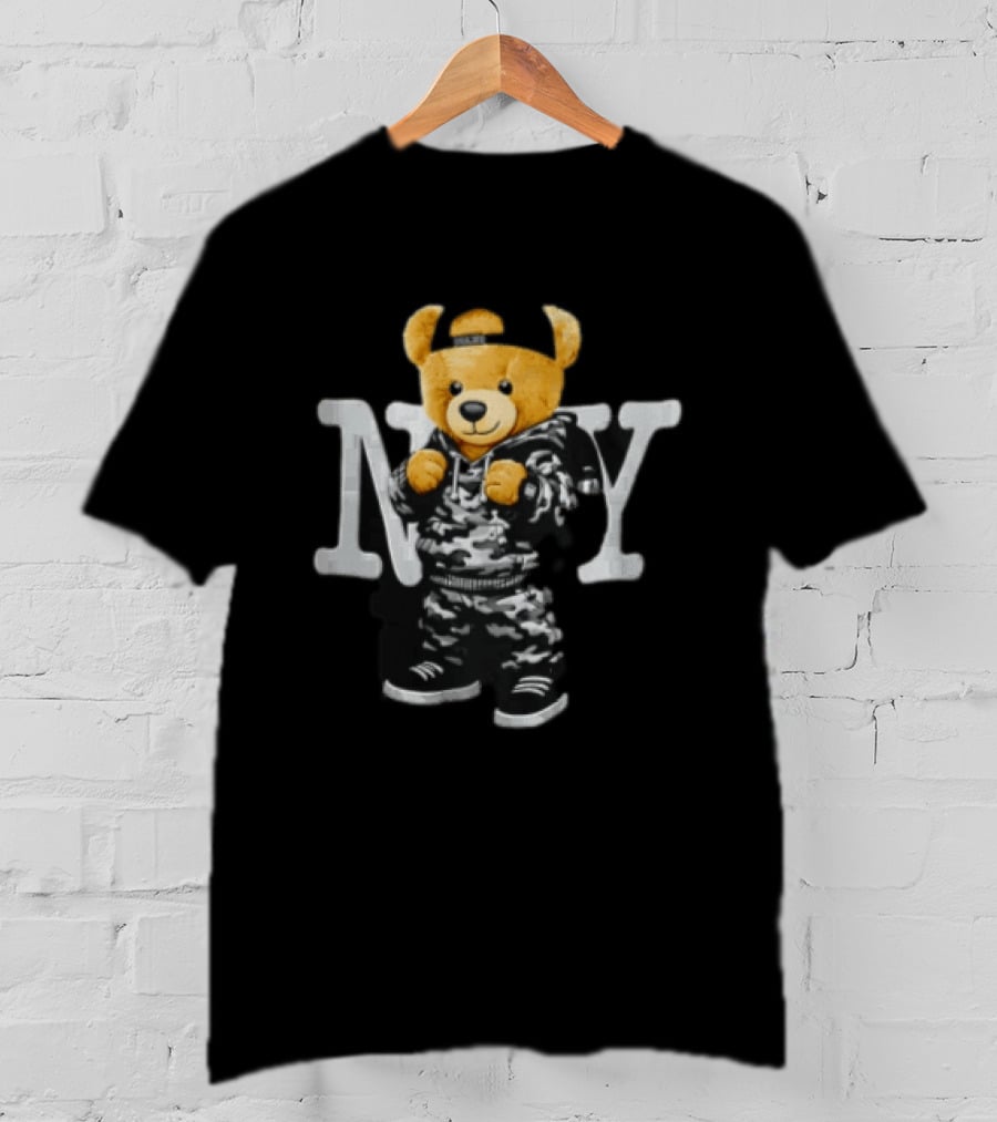 Teddy Bear Camouflage NY T-Shirt