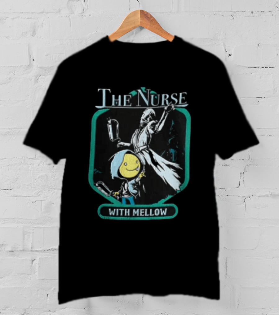 The Nurse With Mellow Holding Syringe Pointing Child T-Shirt