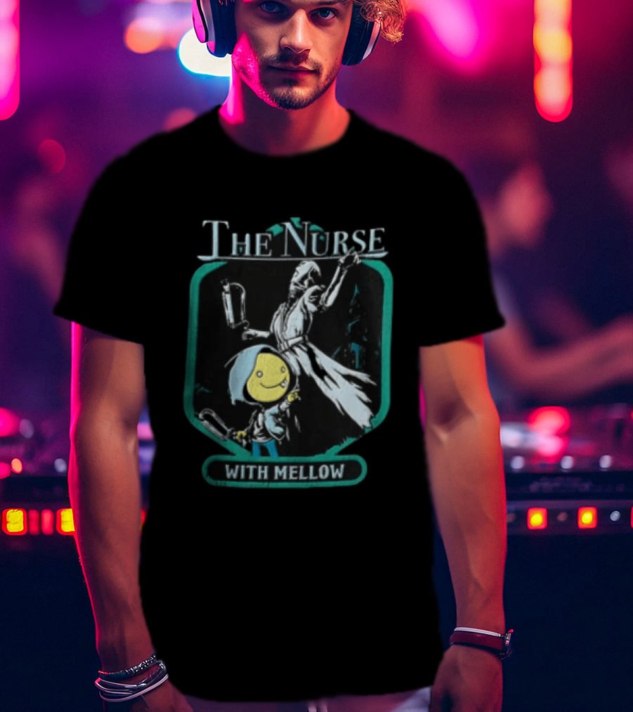 The Nurse With Mellow Holding Syringe Pointing Child T-Shirt