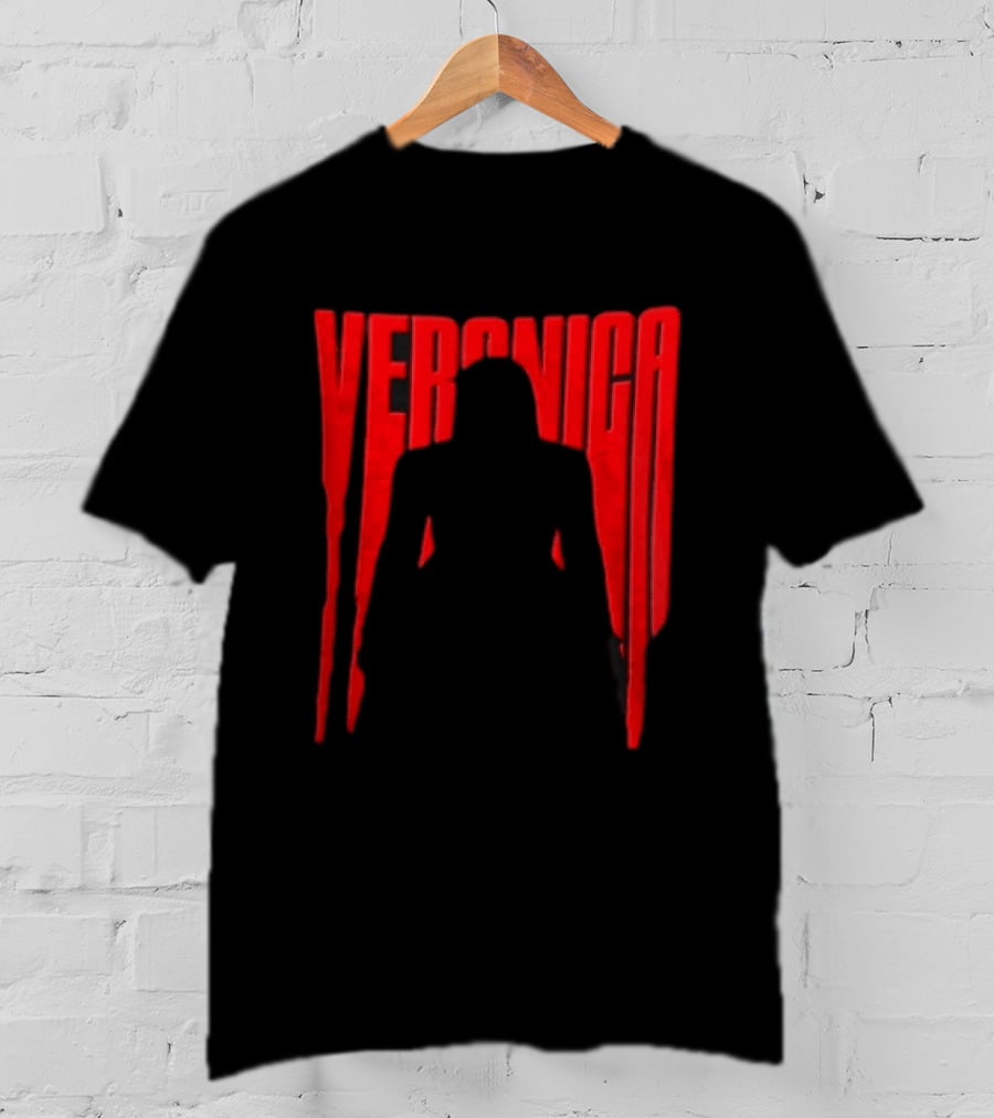 Veronica Red Dripping Font T-Shirt