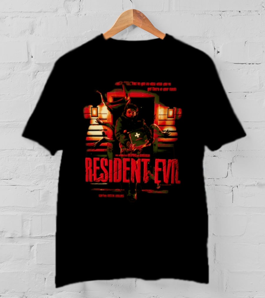 You Have Got No Idea What You Have Got There In Your Hands Austin Abrams Resident Evil T-Shirt
