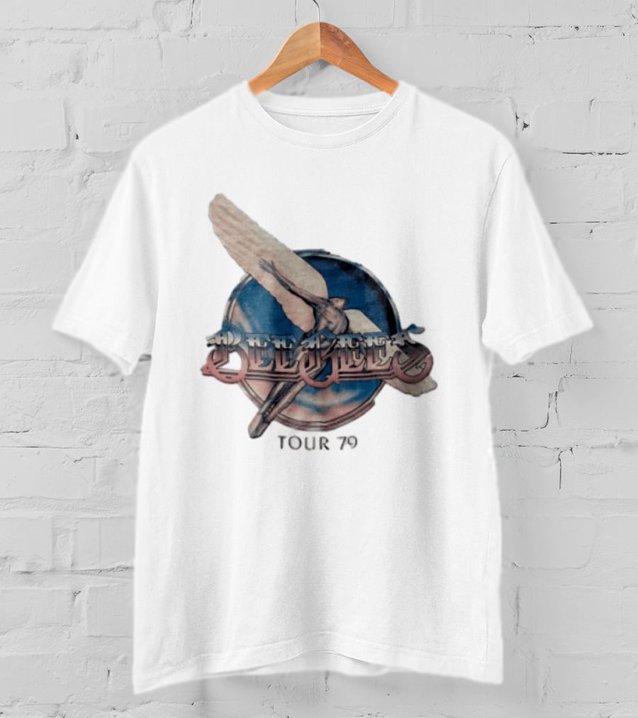 Bee Gees Winged Figure Flying Tour 79 T-Shirt