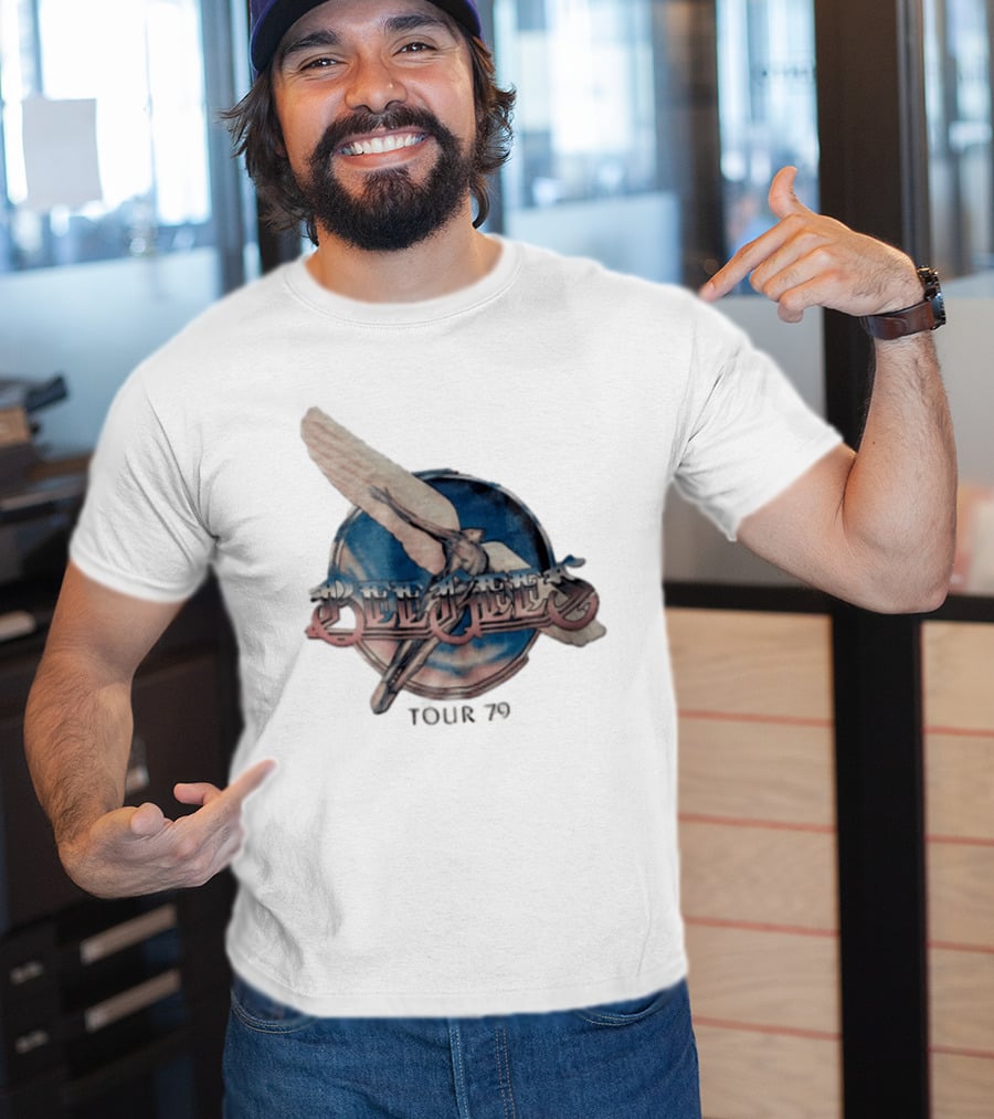 Bee Gees Winged Figure Flying Tour 79 T-Shirt