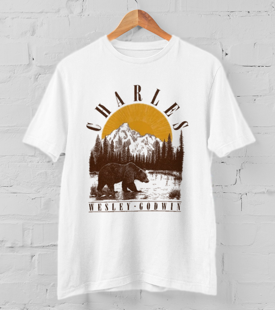 Charles Wesley Godwin Bear Mountain Sunset Forest T-Shirt