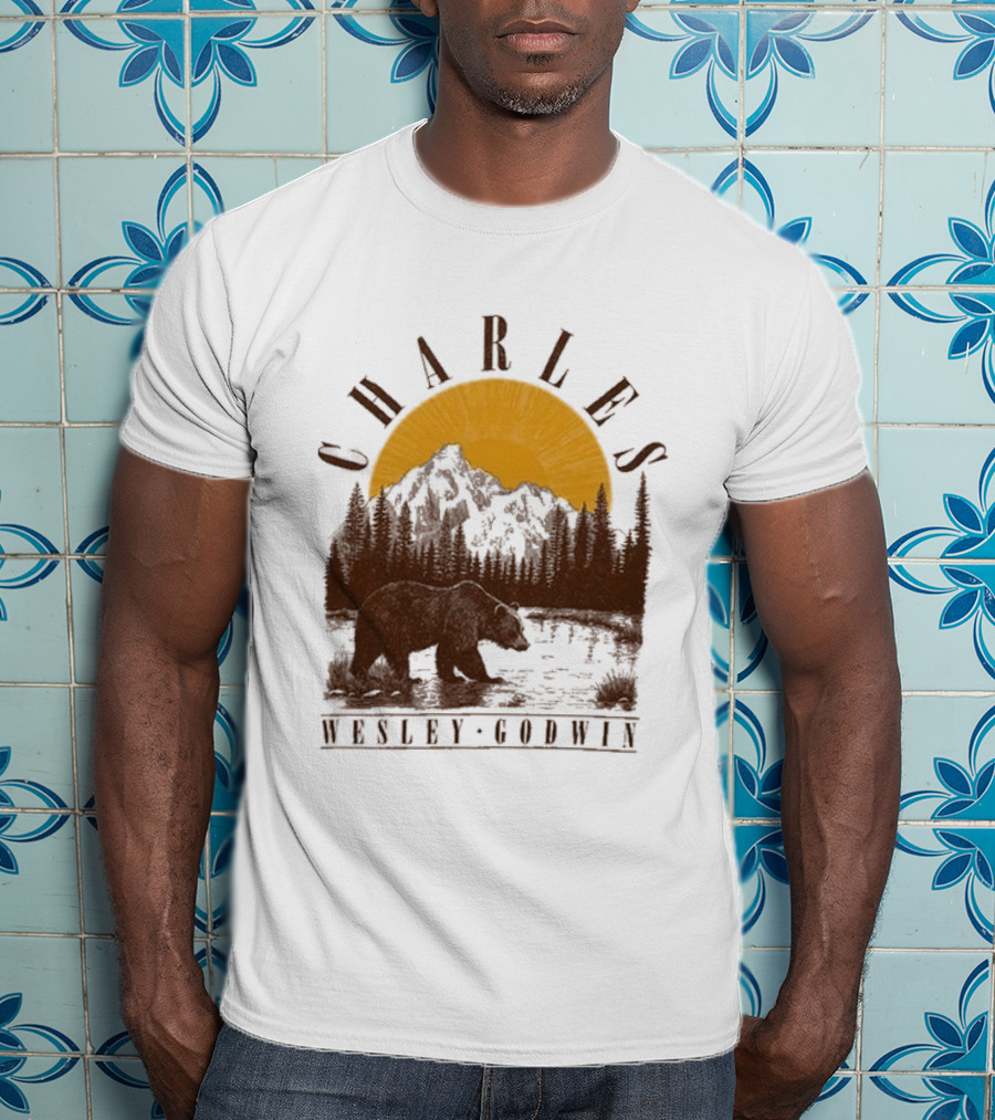 Charles Wesley Godwin Bear Mountain Sunset Forest T-Shirt