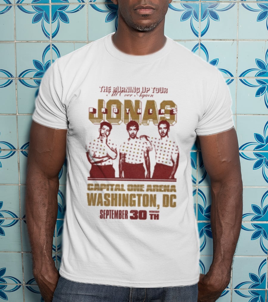 Jonas Brothers Live Tour Capital One Arena Washington DC April 30 T-Shirt