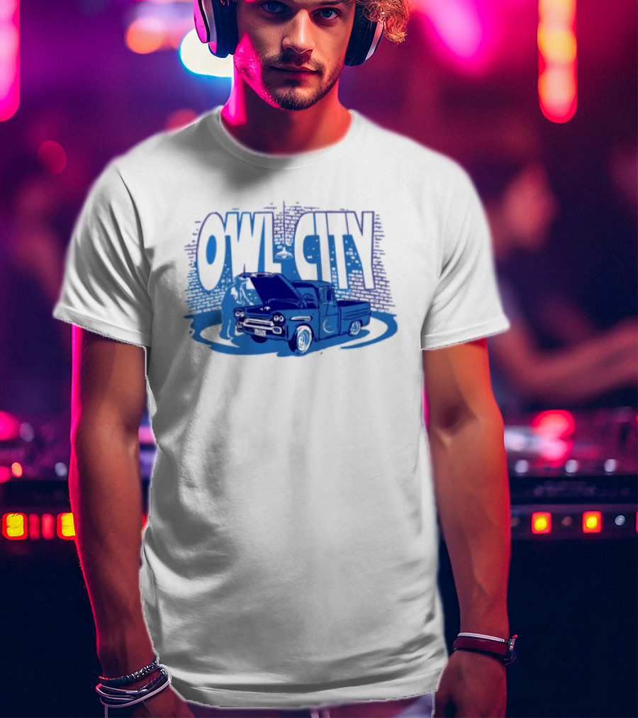 Owl City Vintage Truck Breakdown T-Shirt