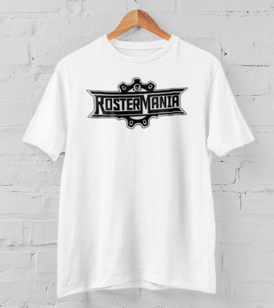 Rostermania Black Skull Gear T-Shirt