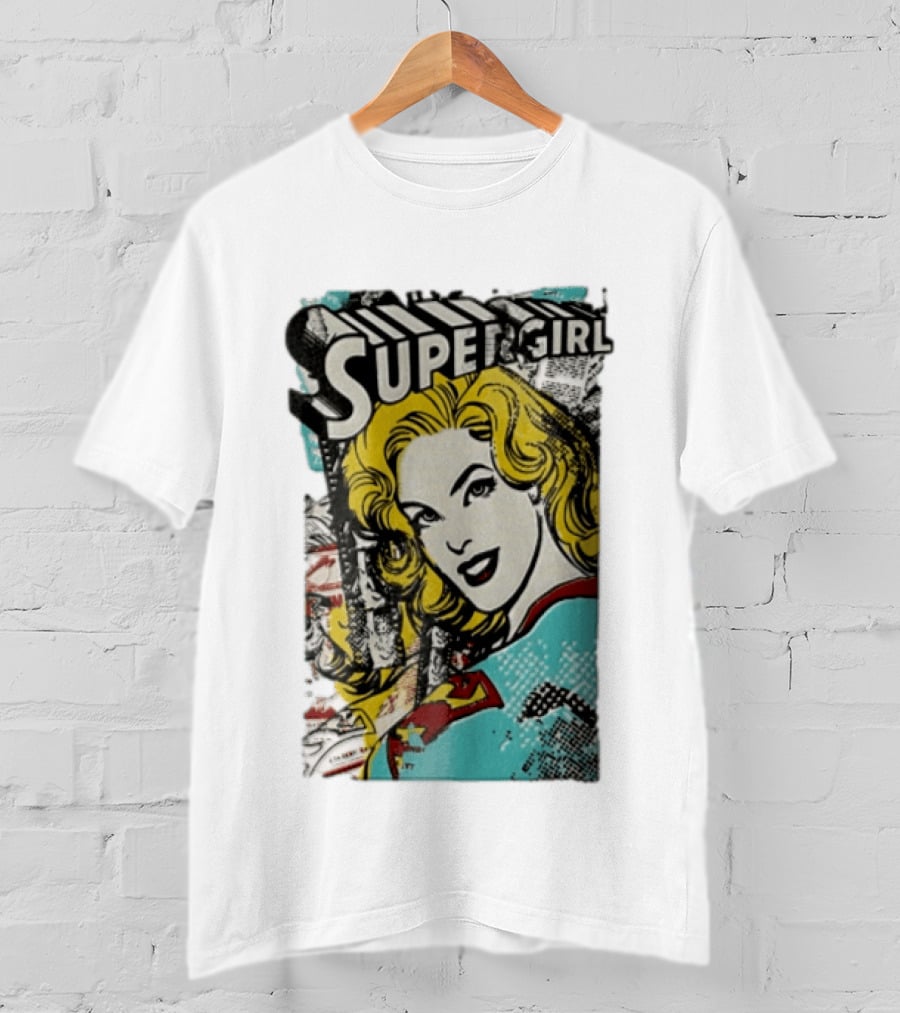 Supergirl DC Comics Blonde Woman Pop T-Shirt