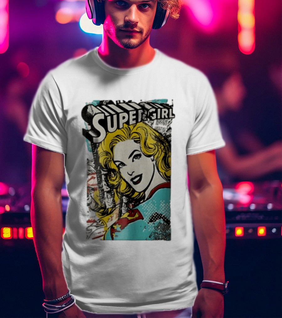 Supergirl DC Comics Blonde Woman Pop T-Shirt