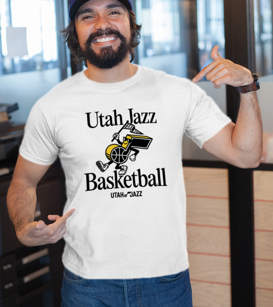 Utah Jazz Take Note Basketball T-Shirt