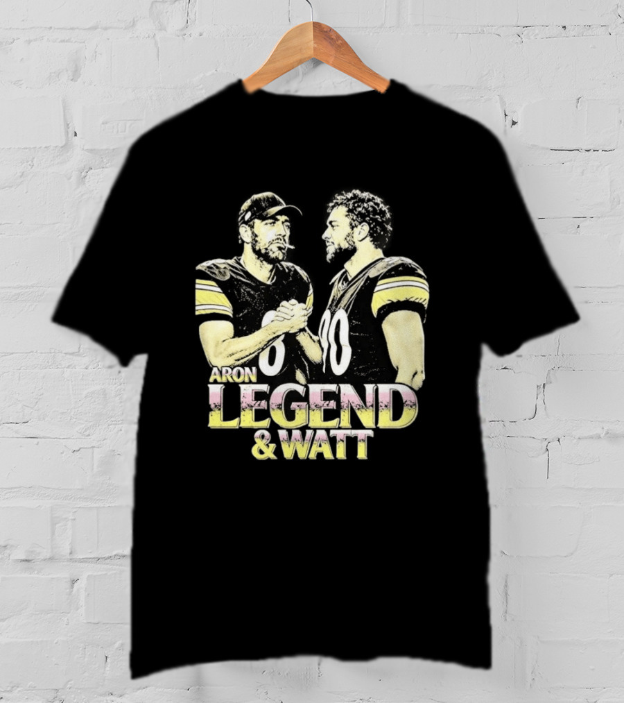 Aron Legend And Watt Steelers Connection T-Shirt