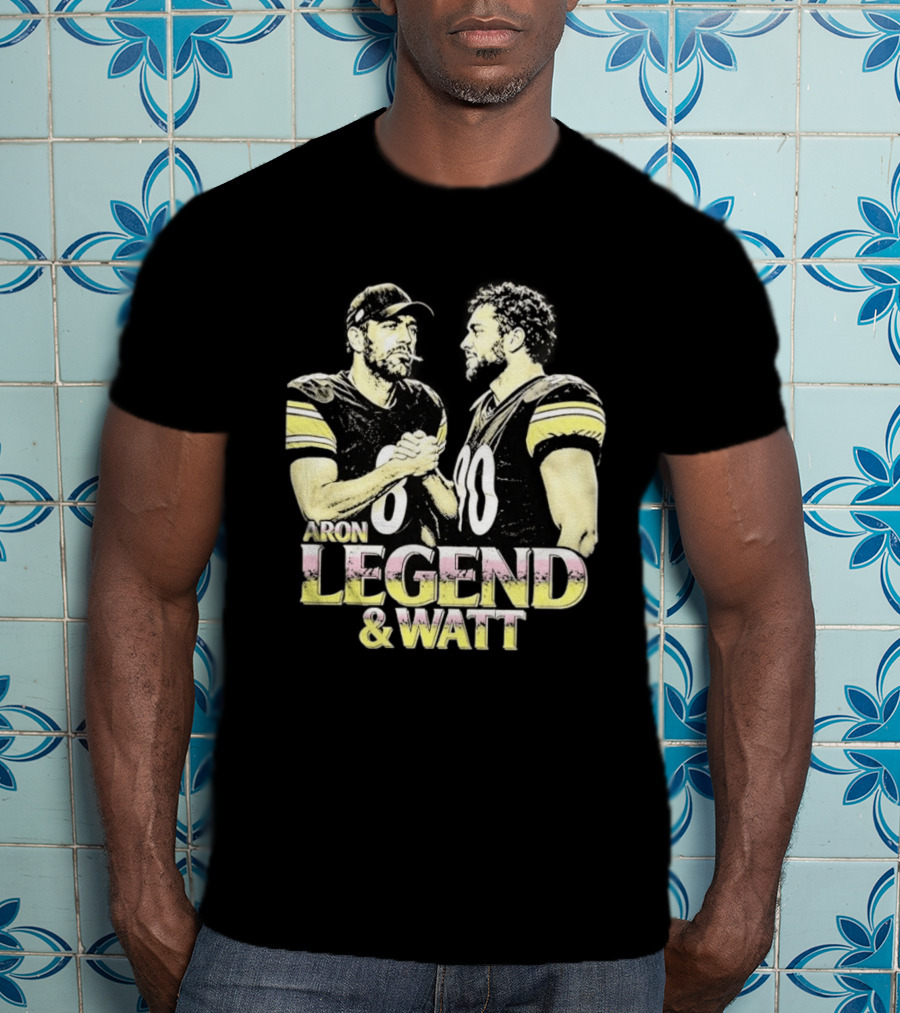 Aron Legend And Watt Steelers Connection T-Shirt