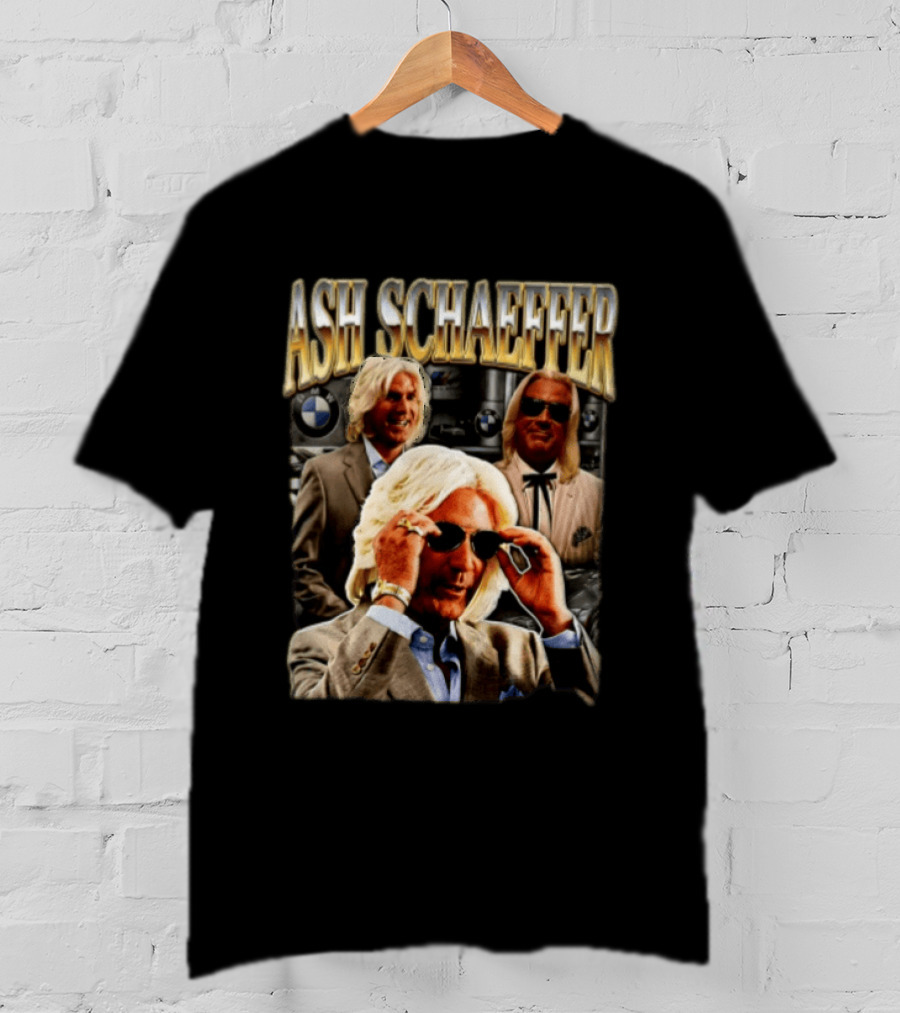 ASH SCHAEFFER Bootleg BMW Sunglasses Suit T-Shirt