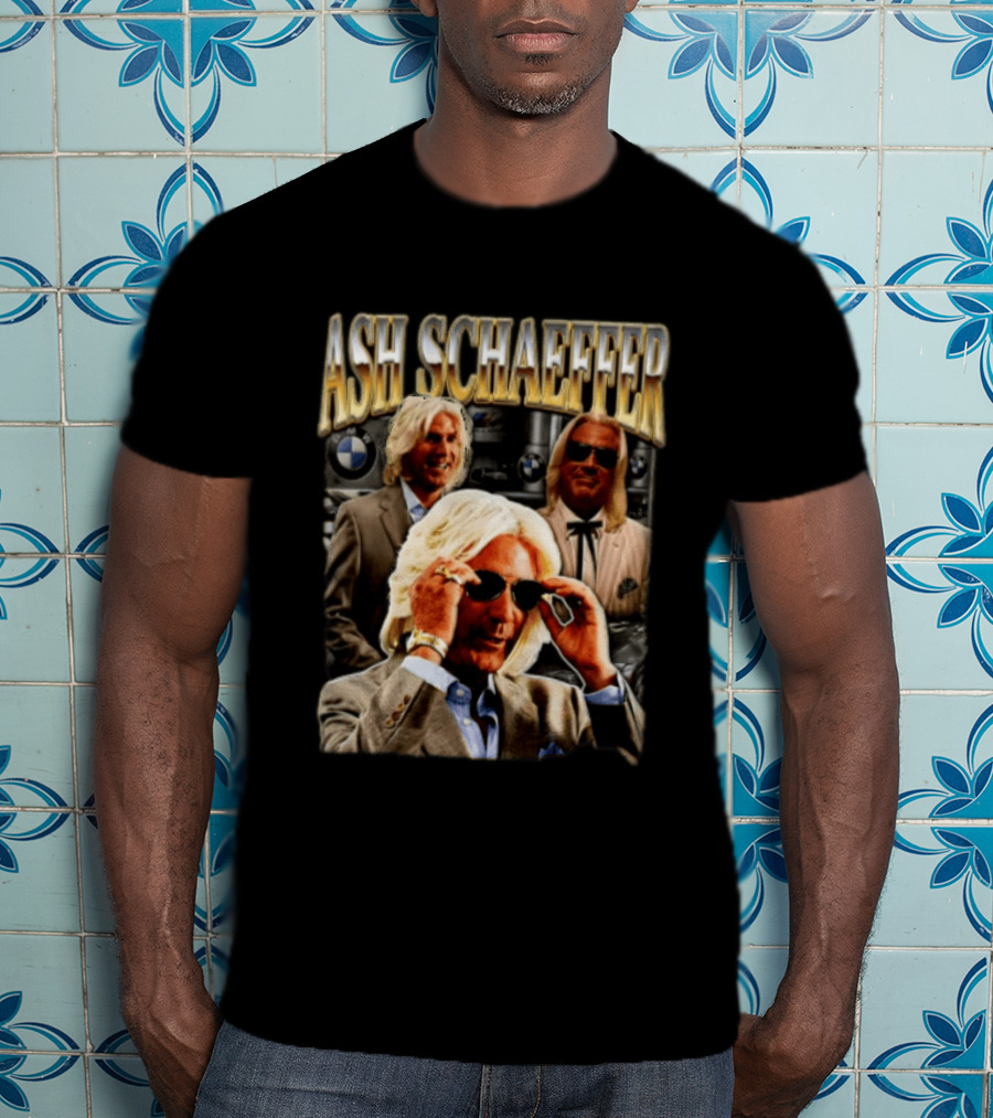 ASH SCHAEFFER Bootleg BMW Sunglasses Suit T-Shirt