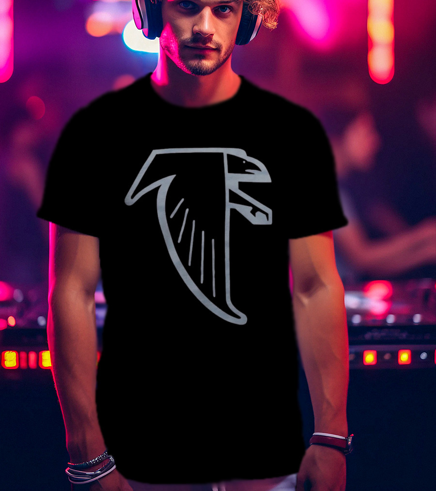 Atlanta Falcons '90 Blackout T-Shirt