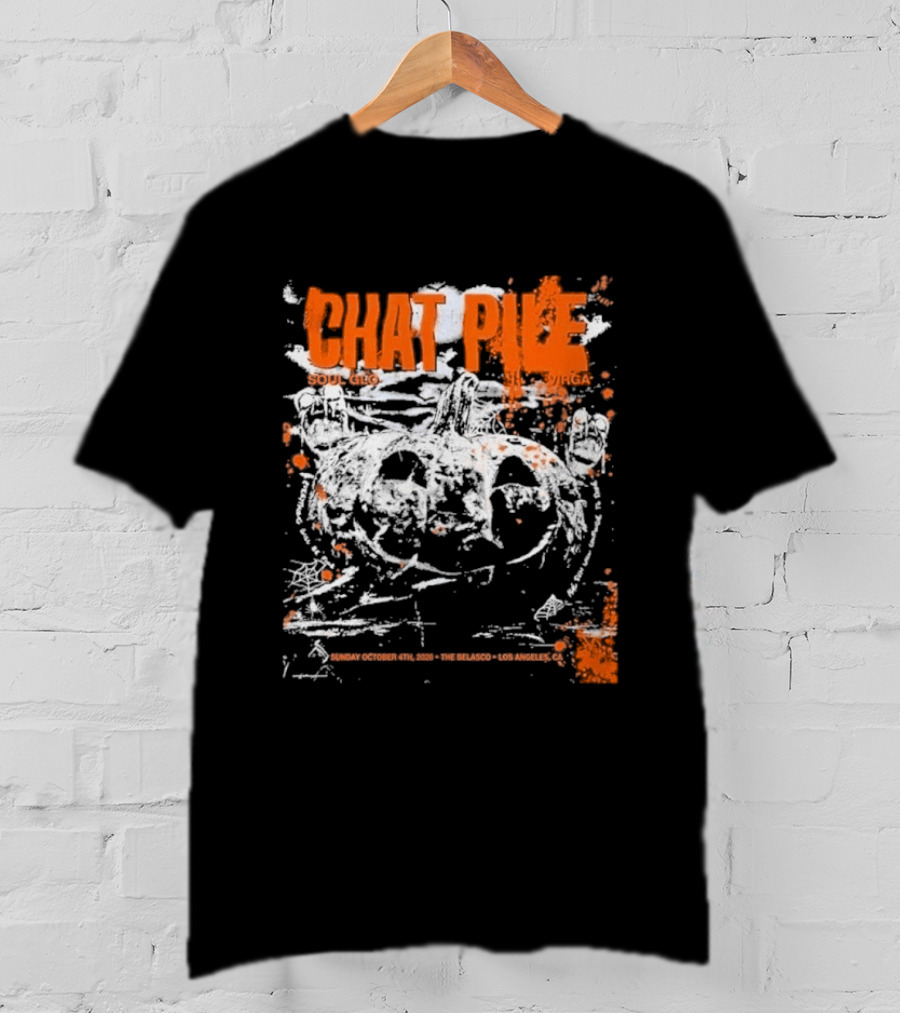 Chat Pile Event October 4 2026 The Belasco Los Angeles CA Sonic Gig T-Shirt
