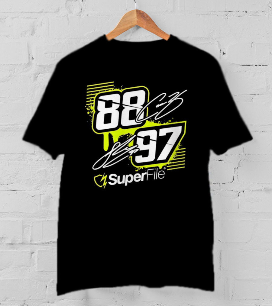 Connor Zilisch 88 Shane Van Gisbergen 97 SuperFile T-Shirt