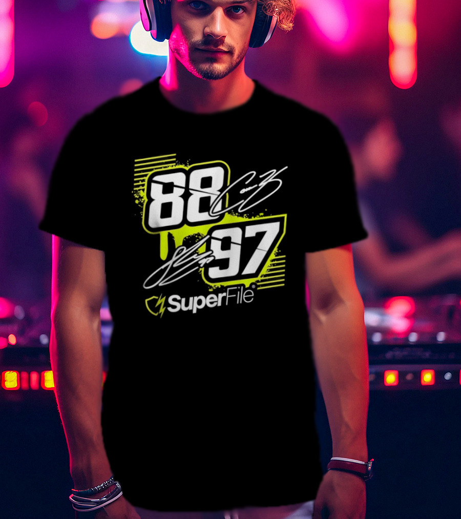 Connor Zilisch 88 Shane Van Gisbergen 97 SuperFile T-Shirt