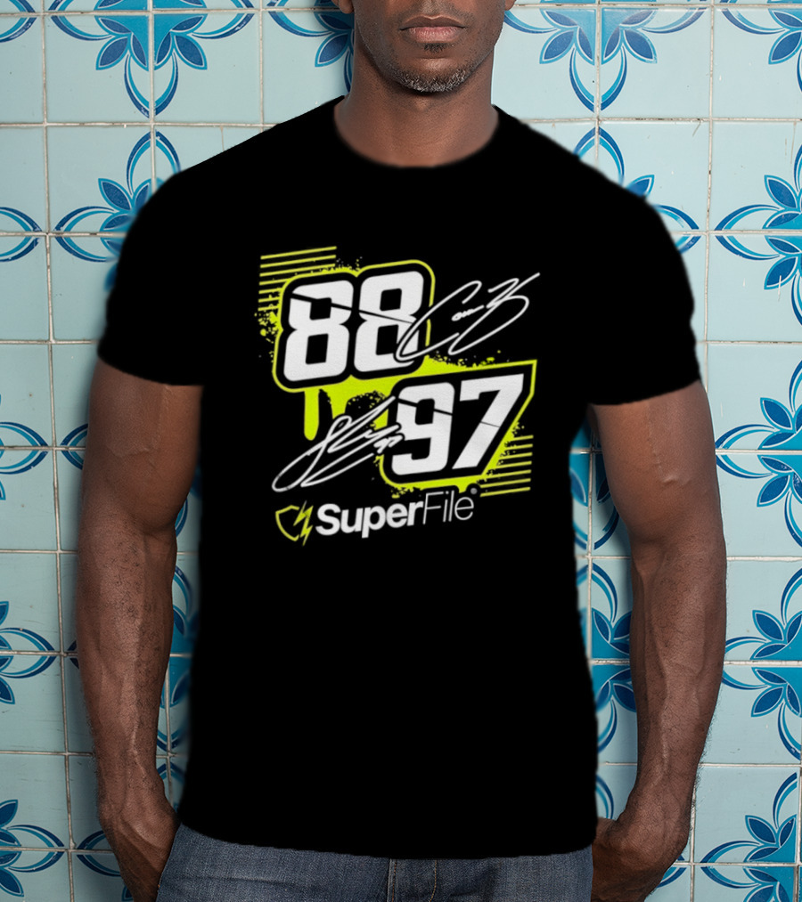 Connor Zilisch 88 Shane Van Gisbergen 97 SuperFile T-Shirt