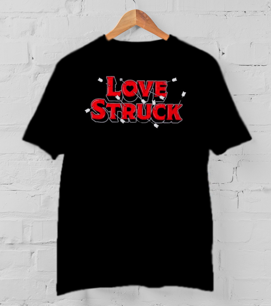 Love Struck Arrows Heart Arrow Archery Romance T-Shirt
