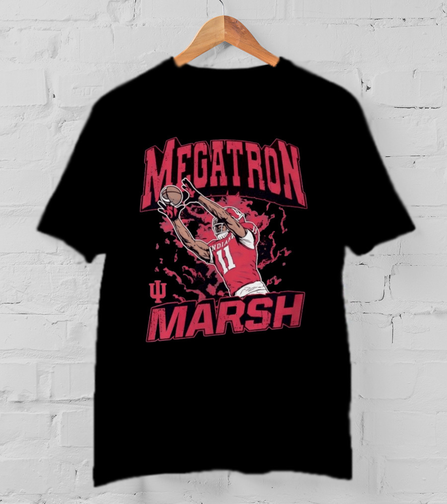 Megatron Marsh Indiana Hoosiers No 11 Football T-Shirt