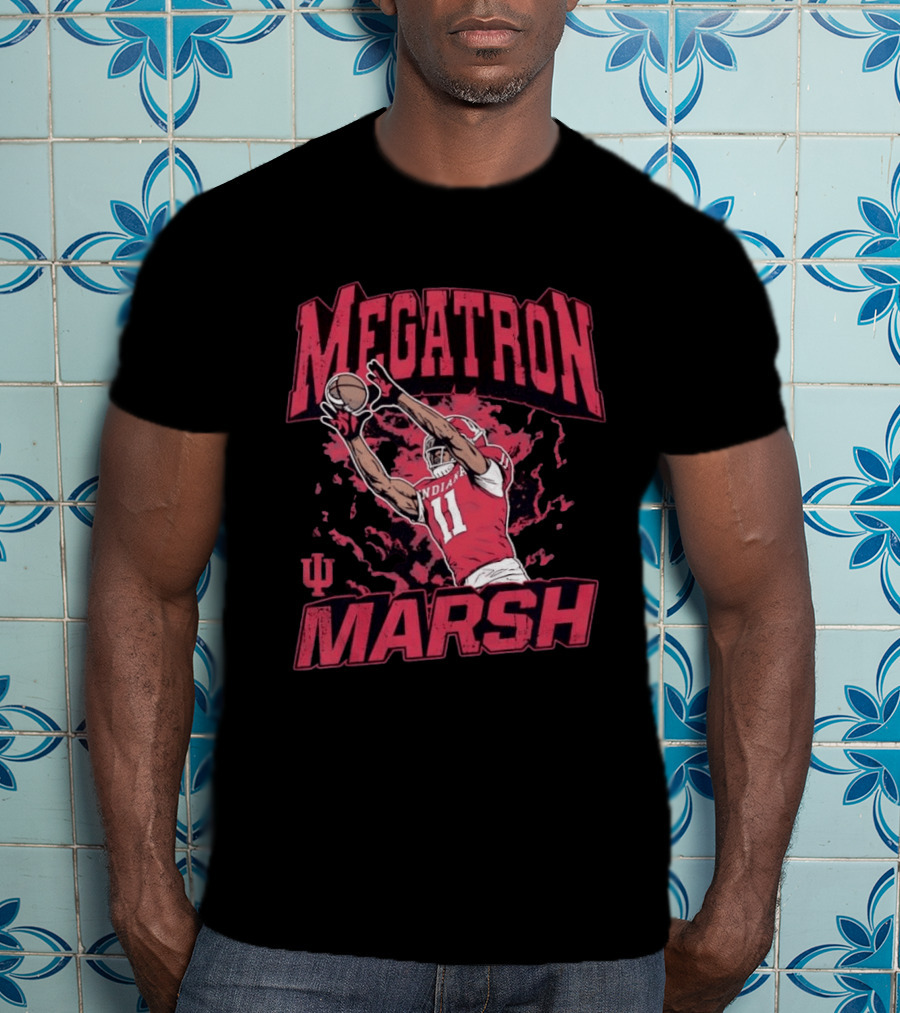 Megatron Marsh Indiana Hoosiers No 11 Football T-Shirt
