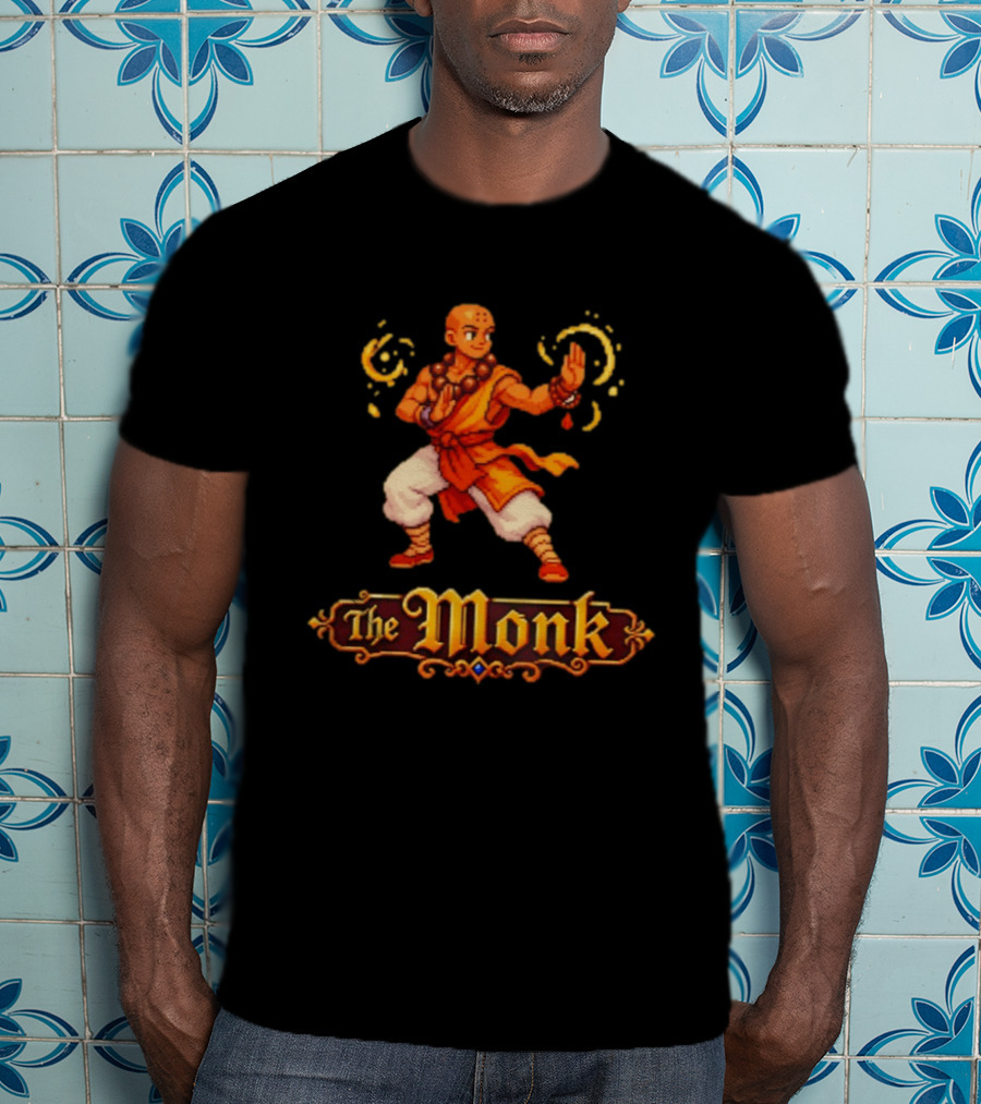 The Monk 16 Bit Retro Game T-Shirt