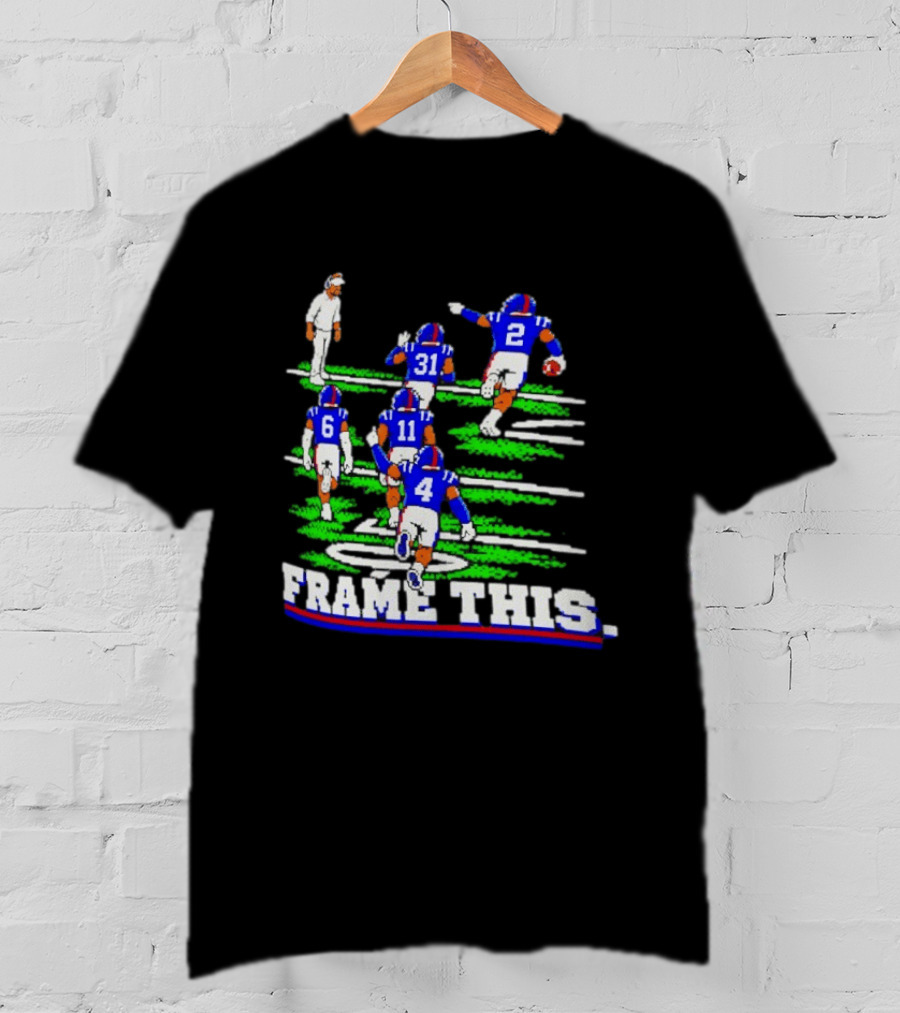 Ole Miss Rebels Lane Kiffin LSU Tigers Frame This Pixel Football Moment T-Shirt