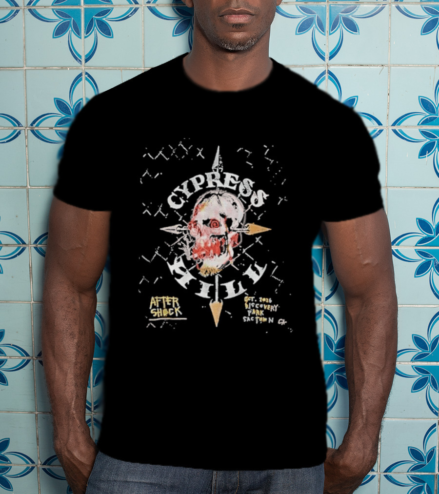 Cypress Hill Aftershock Festival October 2 2026 Discovery Park Sacramento CA T-Shirt