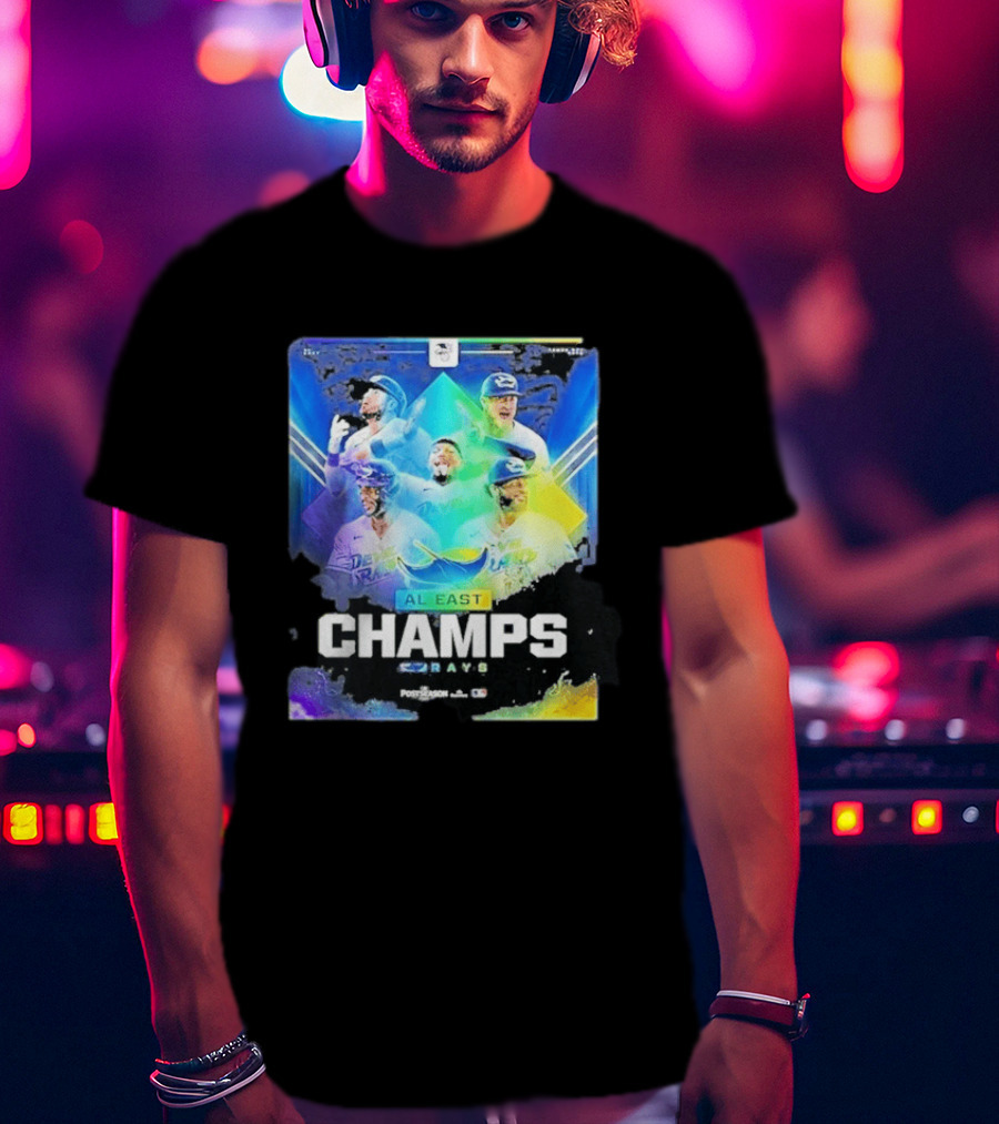 Postseason Al East Champs Rays Fifth Time Original Tampa Bay 2026 T-Shirt