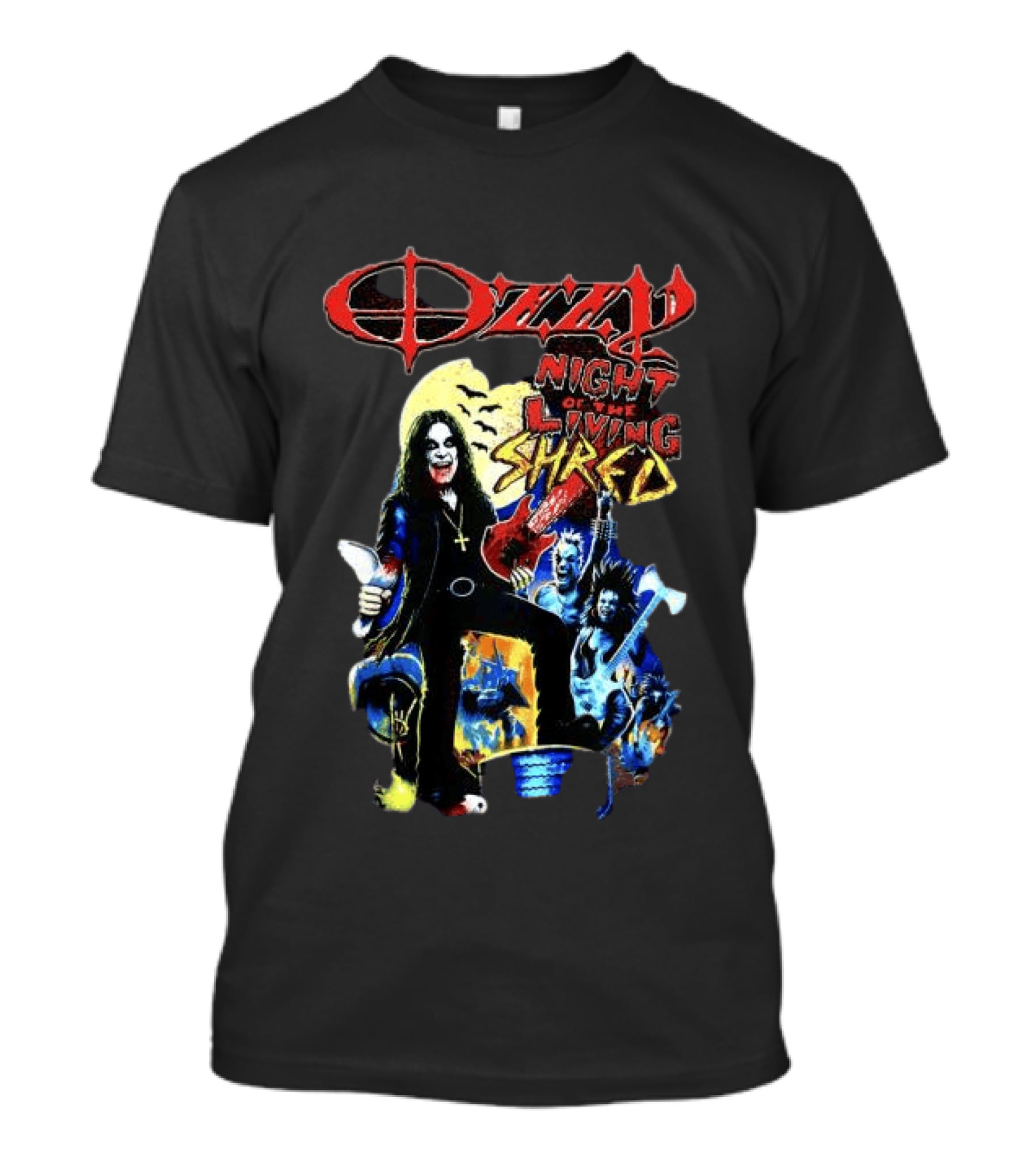 Ozzy Night Of The Living Shred Black T-Shirt