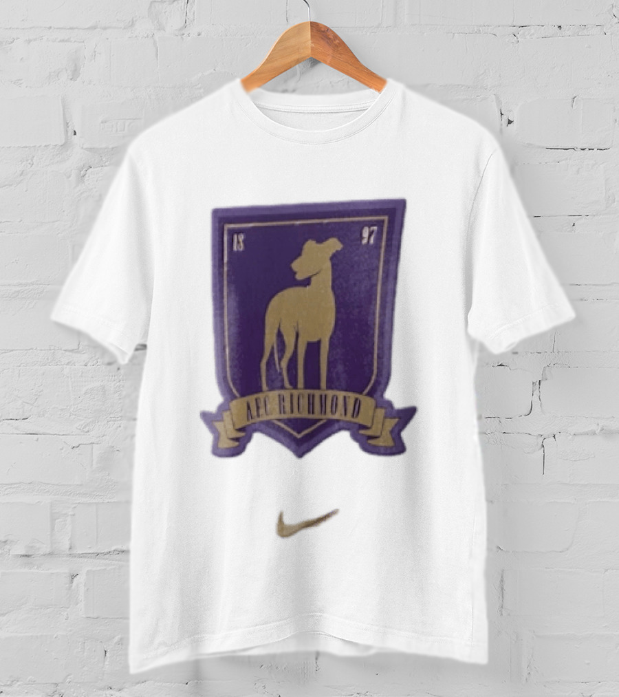 AFC Richmond Greyhound Dog Shield 1897 T-Shirt