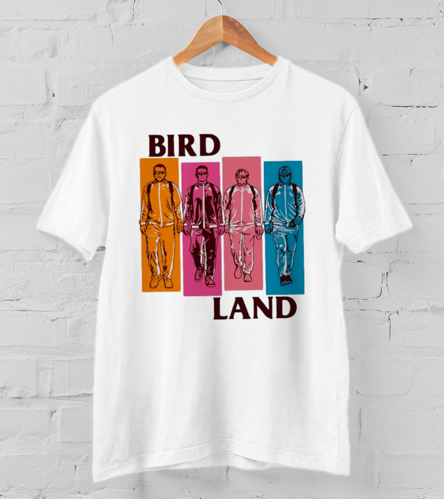 Baltimore Orioles Birdland Colorful Walking Figures T-Shirt