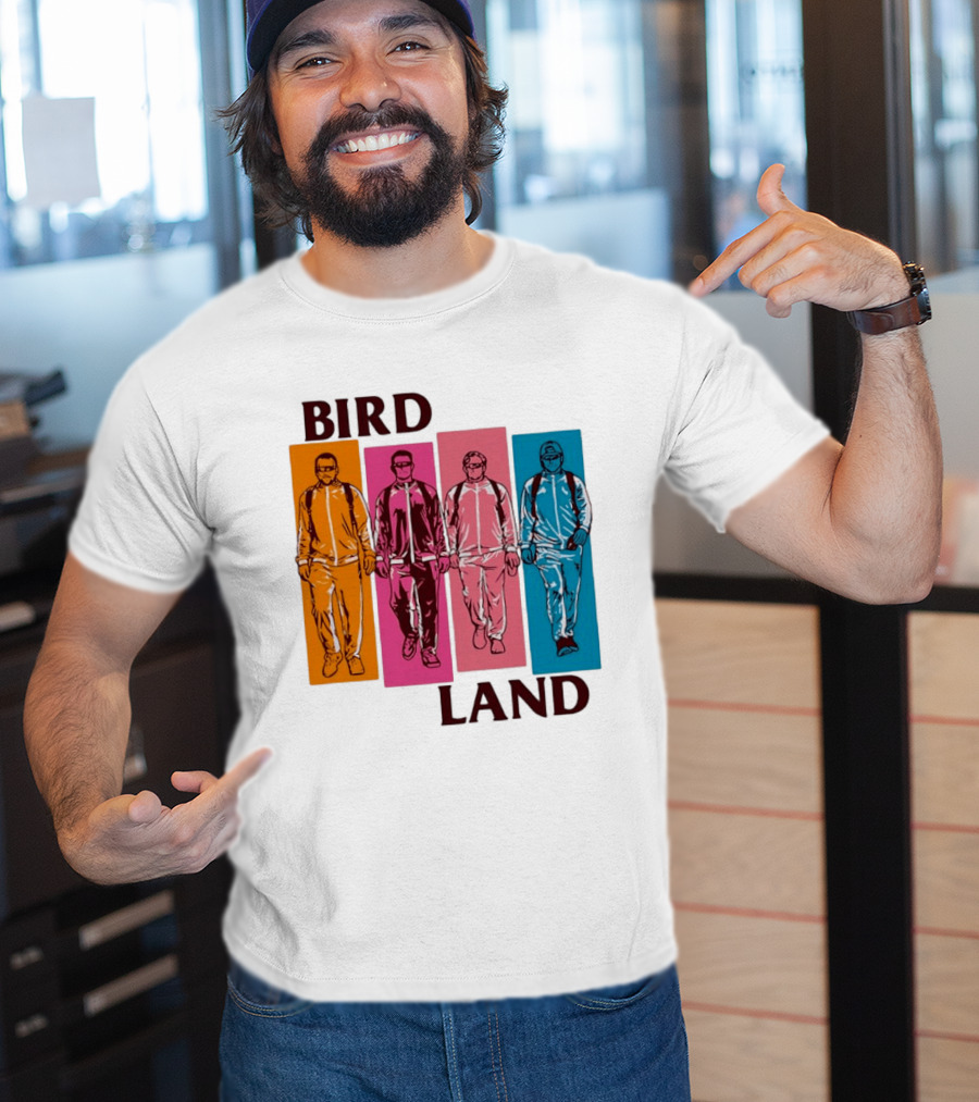 Baltimore Orioles Birdland Colorful Walking Figures T-Shirt