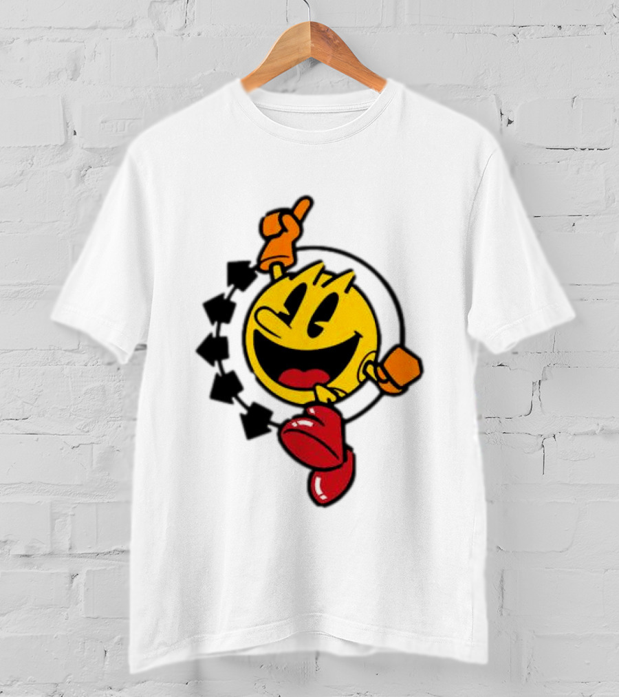Pac Man X Blink 182 Smiley Collaboration T-Shirt