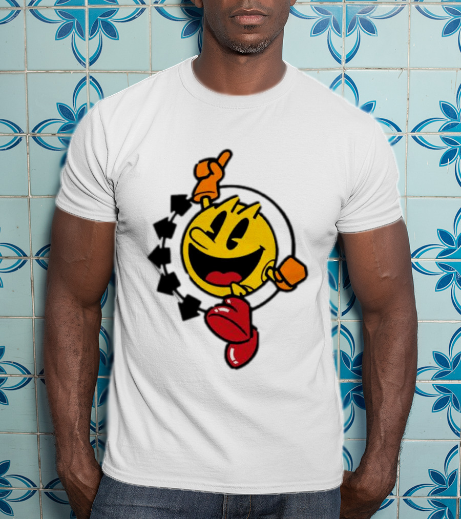 Pac Man X Blink 182 Smiley Collaboration T-Shirt