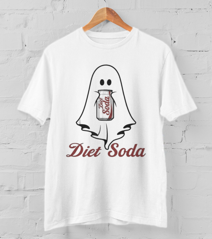 Diet Soda Ghost Halloween T-Shirt