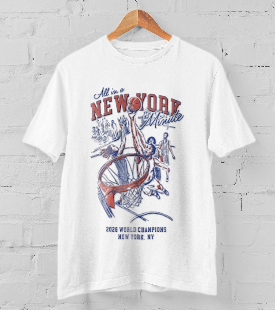 New York Knicks Slam Dunk Basketball Championships NYC 2026 T-Shirt