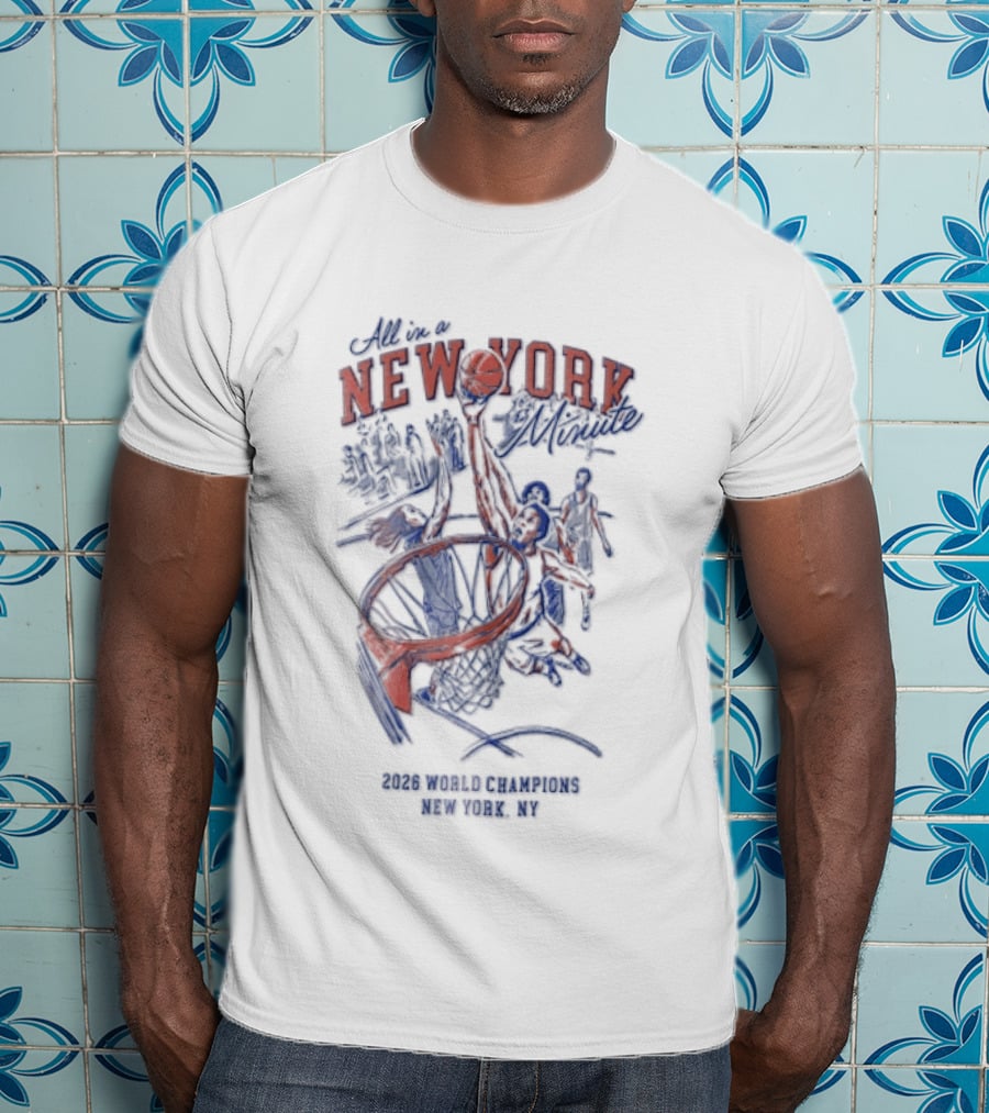 New York Knicks Slam Dunk Basketball Championships NYC 2026 T-Shirt
