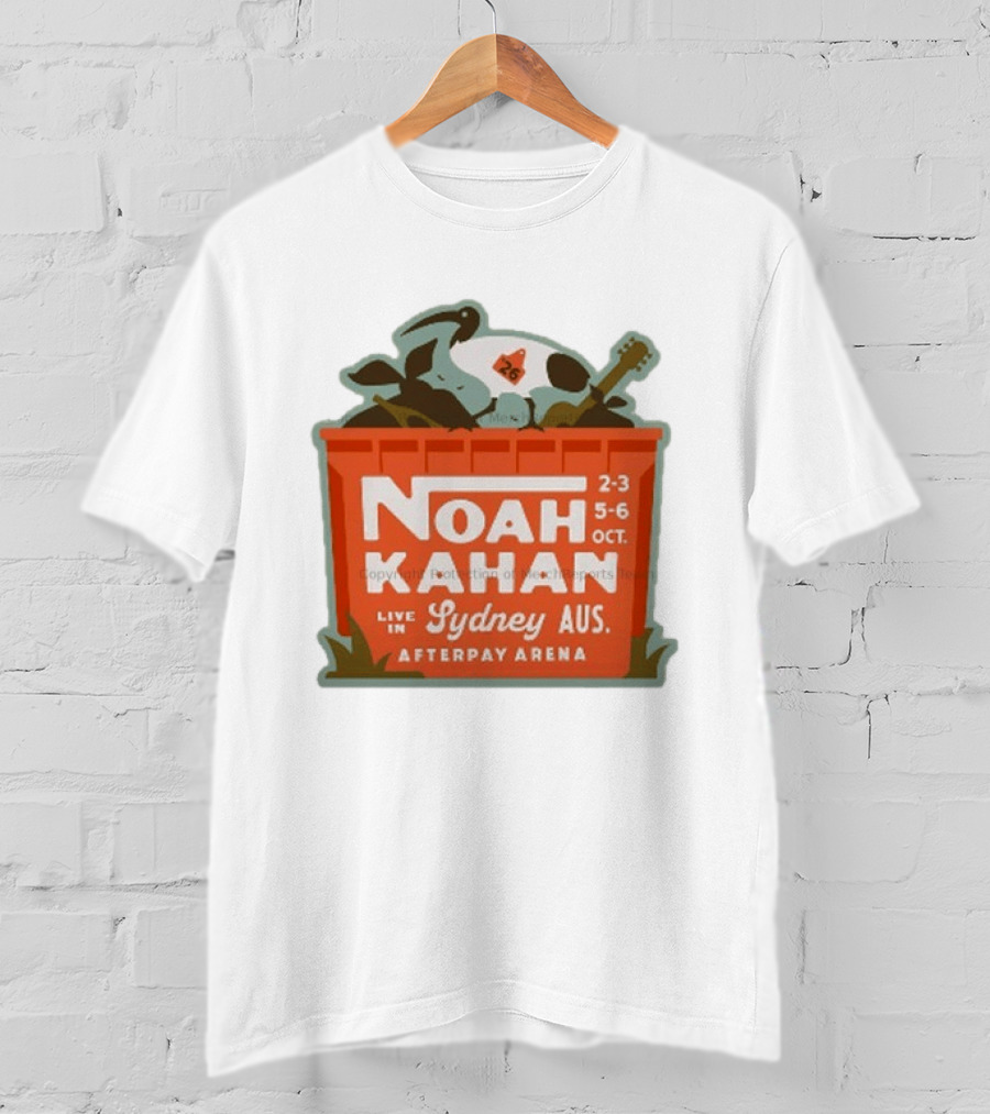Noah Kahan Live In Sydney AUS Afterpay Arena October 2 3 5 6 2026 T-Shirt