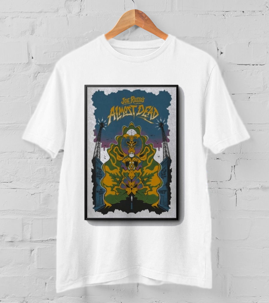 Joe Russo's Almost Dead Boston MA New York NY September 25 26 2026 Radio Tower T-Shirt