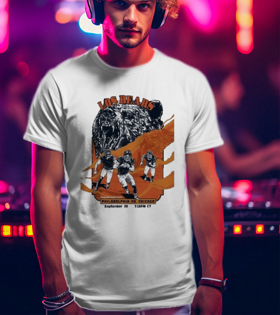 Philadelphia Eagles Vs Chicago Los Bears September 28 2026 Soldier Field Week 3 1:15 PM T-Shirt