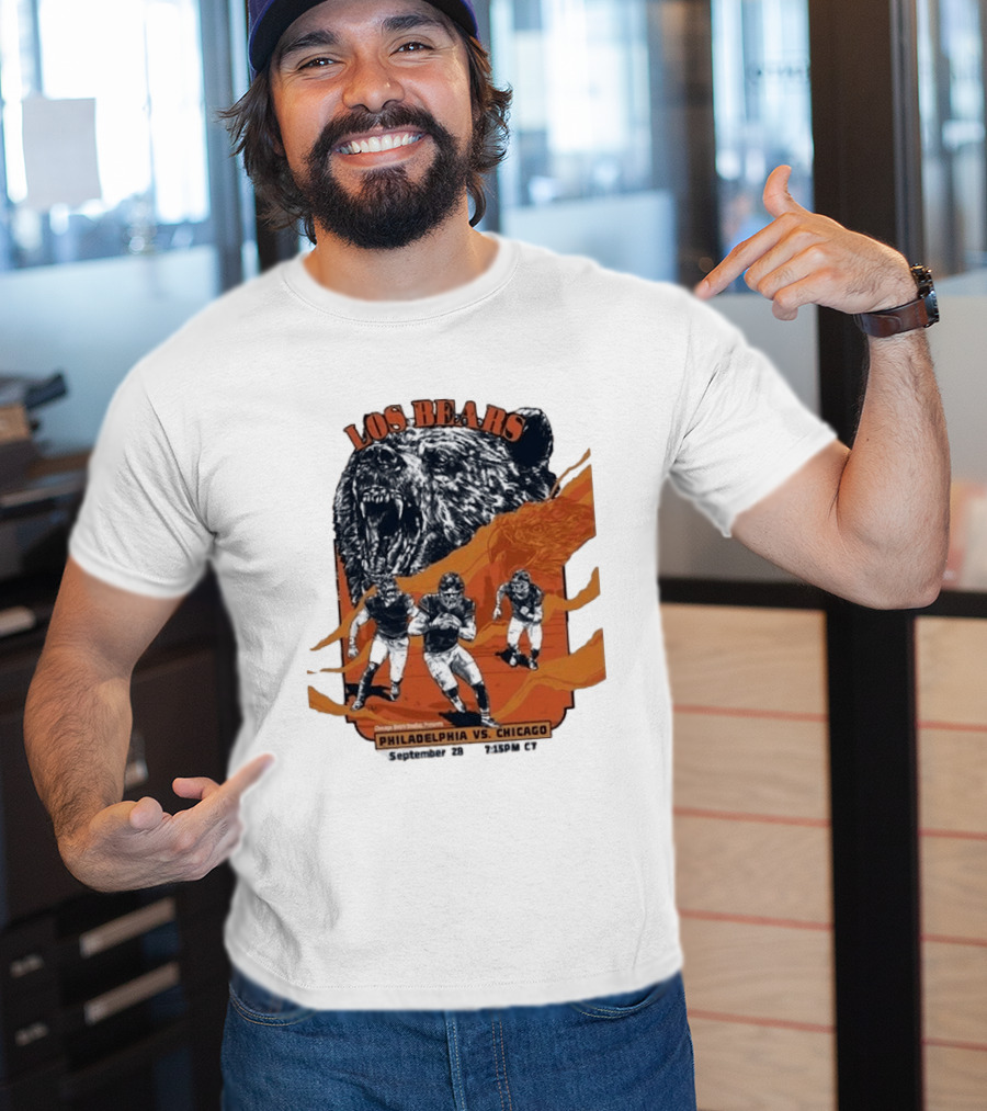 Philadelphia Eagles Vs Chicago Los Bears September 28 2026 Soldier Field Week 3 1:15 PM T-Shirt
