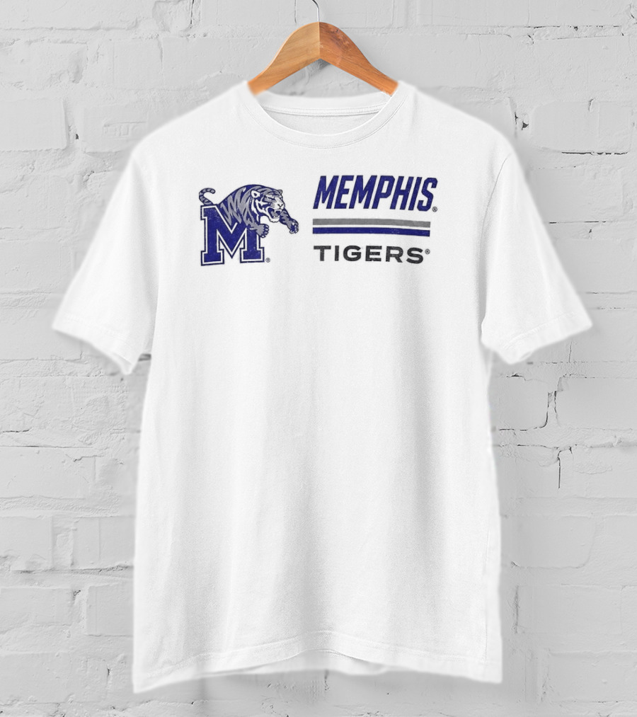 Tatum Bittick Memphis Tigers M Logo Football Basketball Fan T-Shirt
